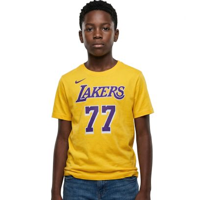 T-shirt Nike Los Angeles Lakers Jaune pour Enfant