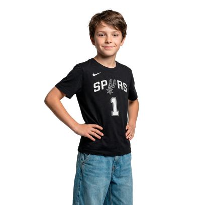 T-shirt Nike San Antonio Spurs Noir pour Enfant