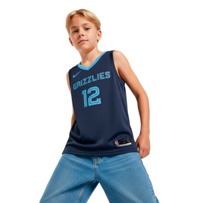 Maillot de basket Nike Memphis Grizzlies Bleu Marine pour Enfant