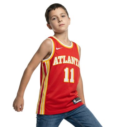 Maillot de basket Nike Atlanta Hawks Rouge pour Enfant