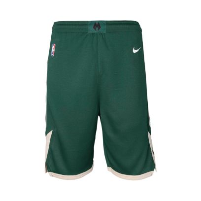 Short Nike Milwaukee Bucks Vert pour Enfant