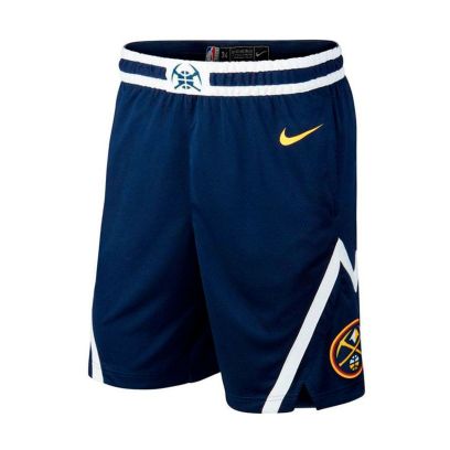 Short Nike Denver Nuggets Bleu Marine pour Enfant