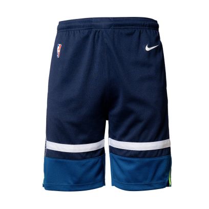 Short Nike Minnesota Timberwolves Bleu Marine pour Enfant