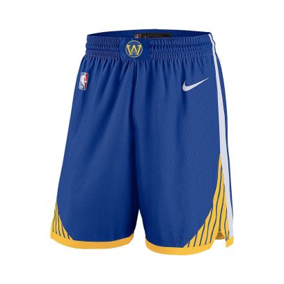 Short Nike Golden State Warriors Bleu pour Enfant