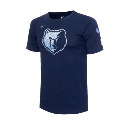 T-shirt Nike Memphis Grizzlies Bleu Marine pour Enfant