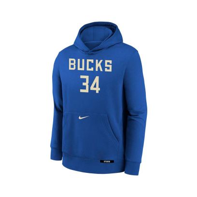 Sweat-shirt Nike Milwaukee Bucks Bleu Royal pour Enfant