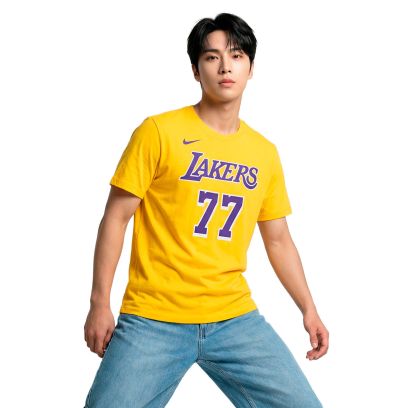 T-shirt Nike Los Angeles Lakers Jaune Unisexe