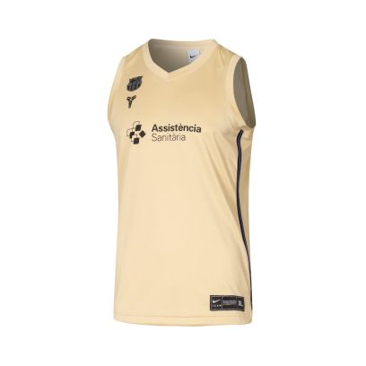 Maillot de basket Nike Fc Barcelona Jaune pour Enfant