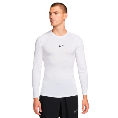 à manches longues Pro Dri-Fit - White-Black