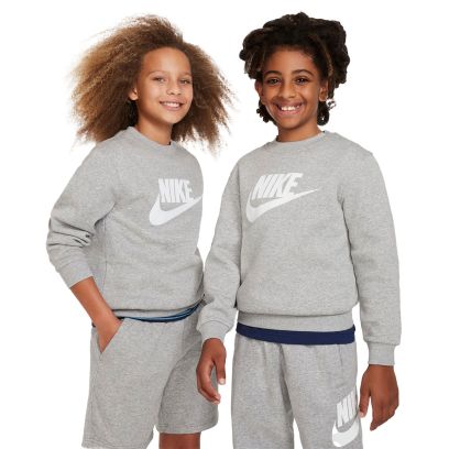 Sweat-shirt Nike Club Futura Gris pour Enfant
