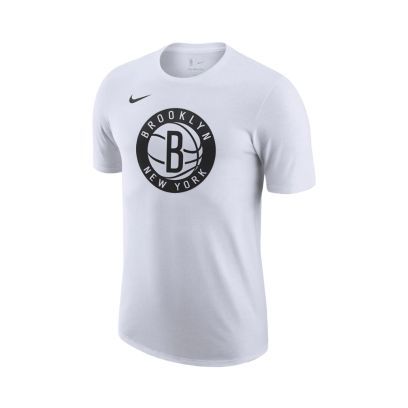 T-shirt Nike Brooklyn Nets Blanc Unisexe