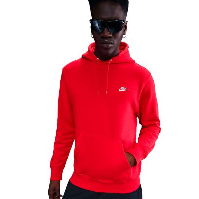 Sweat-shirt Nike Club Rouge pour Homme