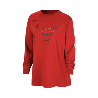 T-shirt Nike Chicago Bulls Rouge pour Femme