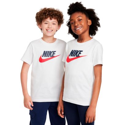 T-shirt Nike Club Futura Blanc pour Enfant