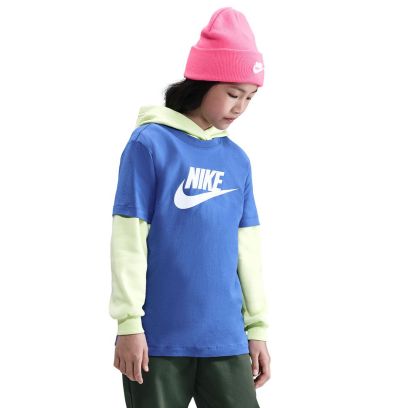 T-shirt Nike Club Futura Bleu pour Enfant