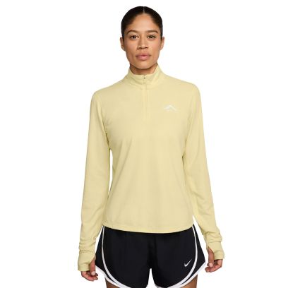 T-shirt Nike Trail Jaune pour Femme