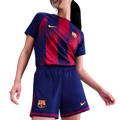 Short Nike Fc Barcelona Bleu Royal pour Femme