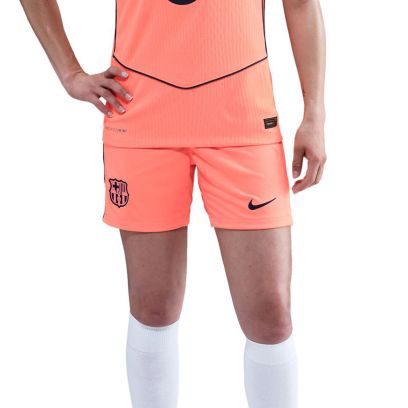 Short Nike Fc Barcelona Orange pour Femme