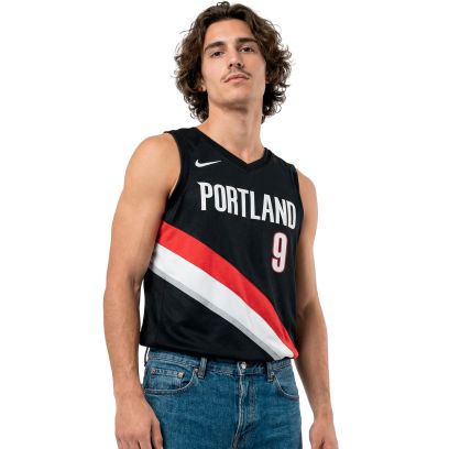Maillot de basket Nike Portland Trail Blazers Noir Unisexe