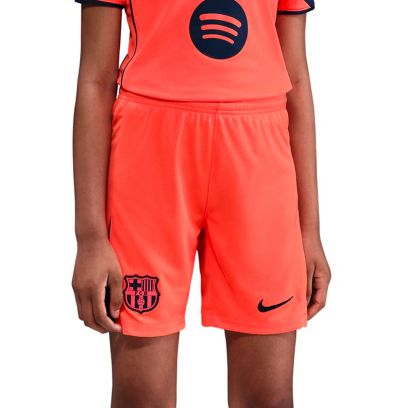 Short Nike Fc Barcelona Orange pour Enfant
