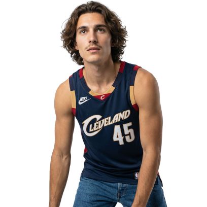 Maillot de basket Nike Cleveland Cavaliers Bleu Marine Unisexe