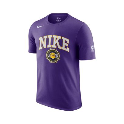 T-shirt Nike Los Angeles Lakers Violet Unisexe