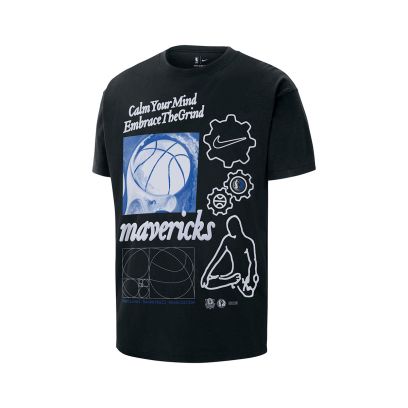 T-shirt Nike Dallas Mavericks Noir Unisexe