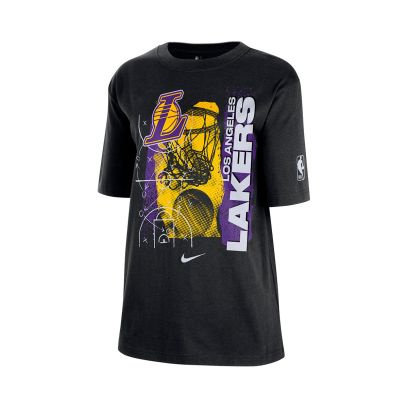 T-shirt Nike Los Angeles Lakers Noir pour Femme