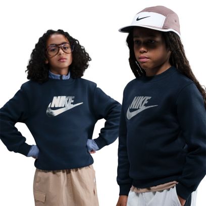 Sweat-shirt Nike Club Futura Bleu Marine pour Enfant