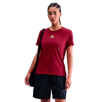 T-shirt Nike Fc Barcelona Rouge pour Femme
