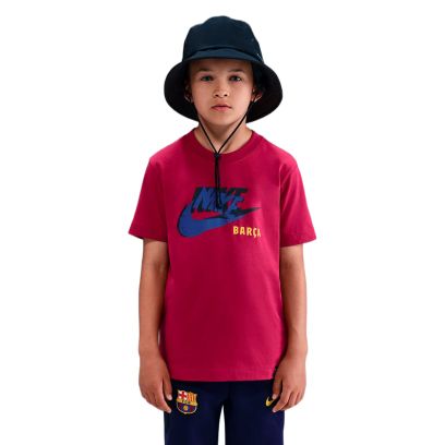 T-shirt Nike Fc Barcelona Rouge pour Enfant