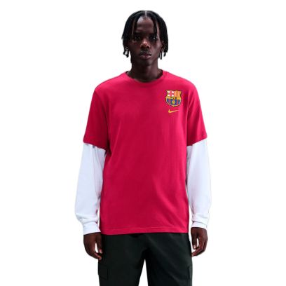 T-shirt Nike Fc Barcelona Rouge pour Homme