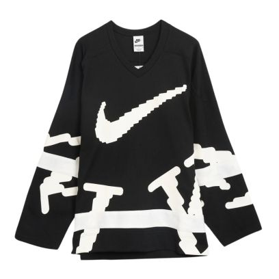 maillot de hockey nike noir homme
