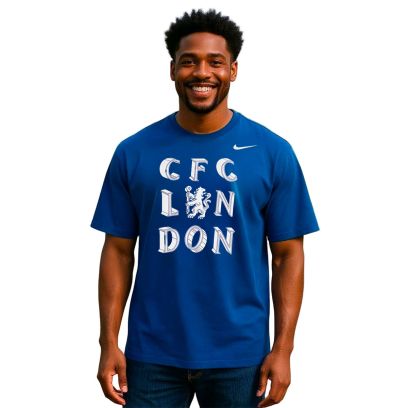 T-shirt Nike Chelsea Fc Bleu pour Homme