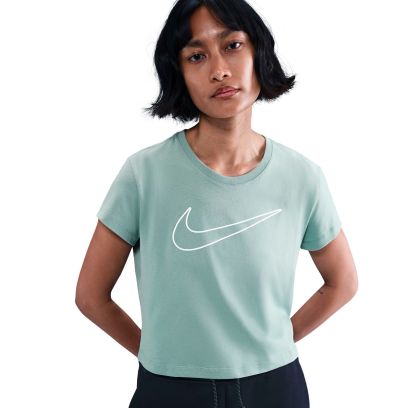 T-shirt Nike Swoosh Bleu pour Femme