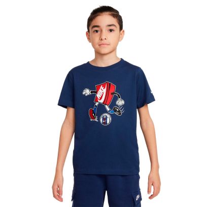 T-shirt Nike Psg Bleu Marine pour Enfant