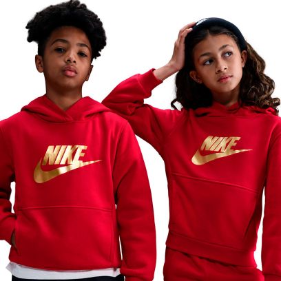 Sweat-shirt Nike Club Futura Rouge pour Enfant