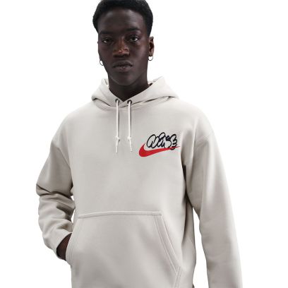 Sweat-shirt Nike Club Blanc pour Homme