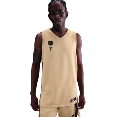 Maillot de basket Nike Fc Barcelona Jaune Unisexe