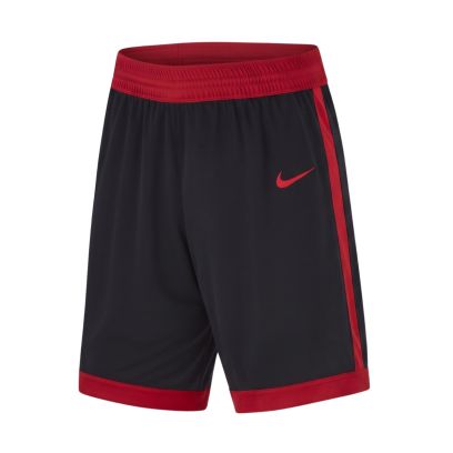 short de basket nike team 25 noir rouge