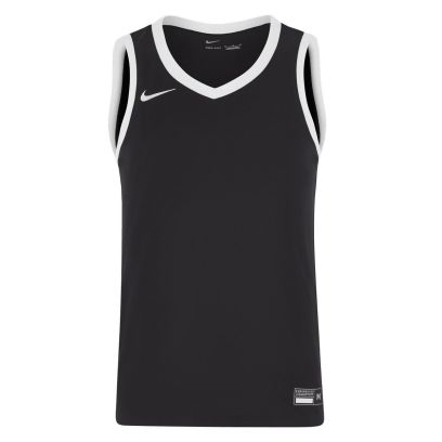 maillot de basket nike team 25 noir blanc