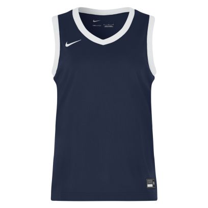 maillot de basket nike team 25 marine blanc