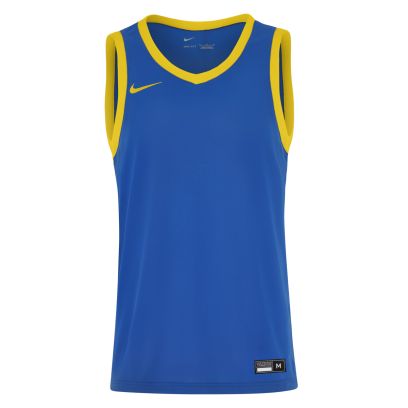 maillot de basket nike team 25 bleu jaune