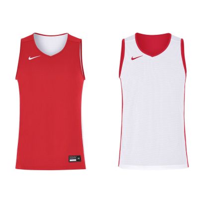maillot de basket nike team 25 rouge blanc