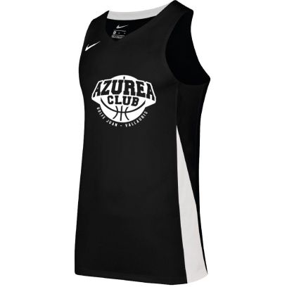 Maglia da partita Nike Azurea Basket Club Nero per uomo