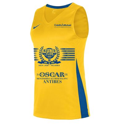 Spiel-Trikot Nike Azurea Basket Club Gelb für kind