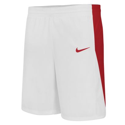 Basketball-Shorts Nike Team Weiß & Rot für kinder
