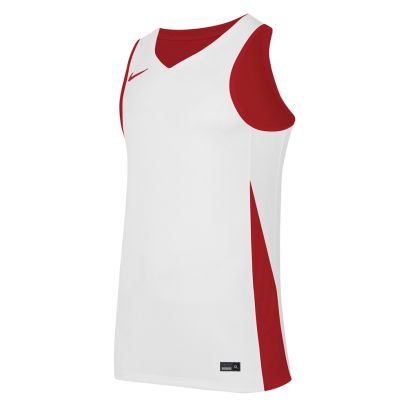 Maillot de basket réversible Nike Team Rouge & Blanc pour enfant