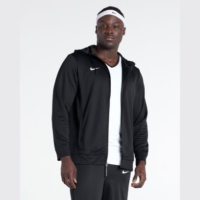 Veste de survêtement noire Nike Team Basketball zip pour homme NT0205-010