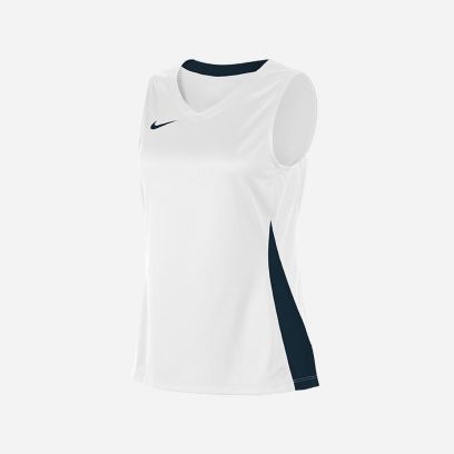Maillot Nike Team Blanc & Bleu Marine pour femme